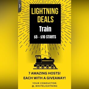 Back to School: Lightning Deals train ride 8/30